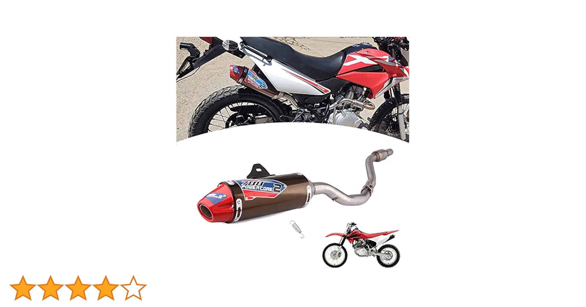 JFG スリップオン マフラー CRF150F CRF230F Amazon | JFG スリップオン マフラー CRF150F CRF230F 2003-2013